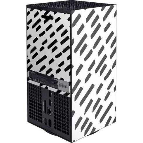 Black Dash XBox Series X Digital Edition Console Skin