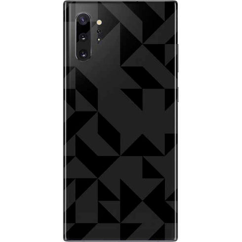 Black Geometric Galaxy Note 10 Plus Skin