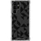 Black Geometric Galaxy S23 Ultra Clear Case