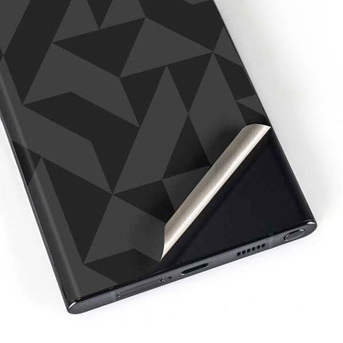 Black Geometric Galaxy Skins