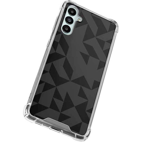 Black Geometric Gabb Phone 4 Clear Case