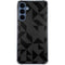 Black Geometric Galaxy A35 5G Clear Case