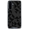Black Geometric Galaxy A36 5G Clear Case