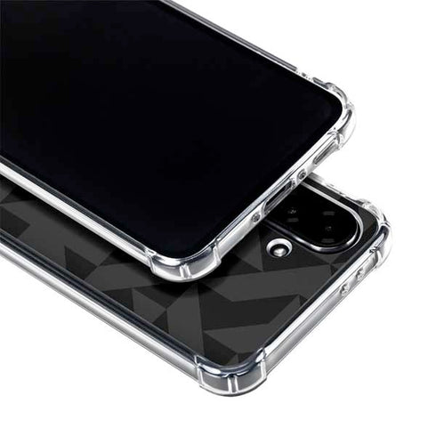 Black Geometric Galaxy A36 5G Clear Case
