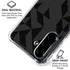 Black Geometric Galaxy A36 5G Clear Case