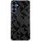 Black Geometric Galaxy A55 5G Clear Case