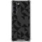 Black Geometric Galaxy S24 FE Clear Case
