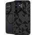 Black Geometric Galaxy S25 Kickstand Case
