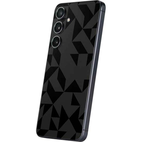 Black Geometric Galaxy S24 Plus Skin