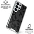 Black Geometric Galaxy S25 Ultra Clear Case