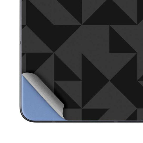 Black Geometric Galaxy Z Fold5 5G Skin
