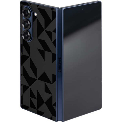 Black Geometric Galaxy Z Fold6 Skin