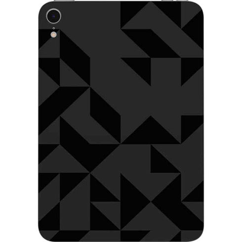 Black Geometric Apple iPad Mini Skin