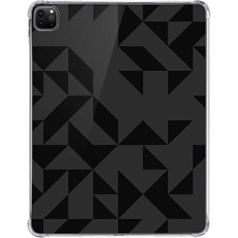 Black Geometric iPad Pro 11in (2024) Clear Case
