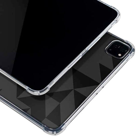 Black Geometric iPad Pro 11in (2024) Clear Case