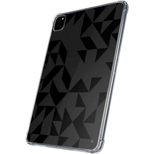 Black Geometric iPad Pro 11in (2024) Clear Case