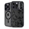 Black Geometric iPhone 14 Pro Max Kickstand Case