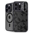 Black Geometric iPhone 14 Pro Max Kickstand Case