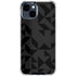 Black Geometric iPhone 15 Clear Case