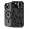 Black Geometric iPhone 15 Kickstand Case