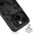 Black Geometric iPhone 15 Kickstand Case