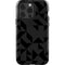 Black Geometric iPhone 15 Pro Impact Case