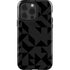 Black Geometric iPhone 15 Pro Impact Case