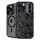 Black Geometric iPhone 15 Pro Max Kickstand Case