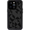 Black Geometric iPhone 15 Pro Waterproof Case