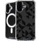 Black Geometric iPhone 16 MagSafe Case