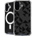 Black Geometric iPhone 16 MagSafe Case