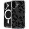 Black Geometric iPhone 16 Plus MagSafe Case