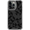 Black Geometric iPhone 16 Pro Clear Case