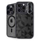 Black Geometric iPhone 16 Pro Kickstand Case