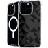 Black Geometric iPhone 16 Pro MagSafe Case