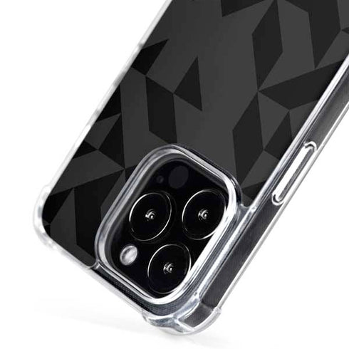 Black Geometric iPhone 16 Pro MagSafe Case