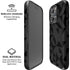 Black Geometric iPhone 16 Pro Magsafe Impact Case