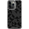 Black Geometric iPhone 16 Pro Max Clear Case