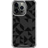 Black Geometric iPhone 16 Pro Max Clear Case