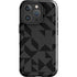 Black Geometric iPhone 16 Pro Max Impact Case