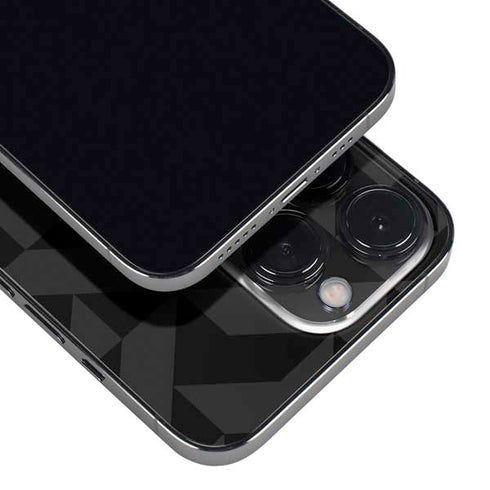 Black Geometric iPhone 16 Pro Max Skin