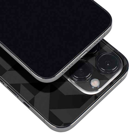 Black Geometric iPhone 16 Pro Skin