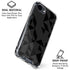 Black Geometric iPhone 16e Clear Case