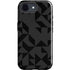 Black Geometric iPhone 16e Impact Case