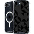 Black Geometric iPhone 16e MagSafe Case