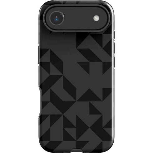 Black Geometric iPhone 17 Air Impact Case