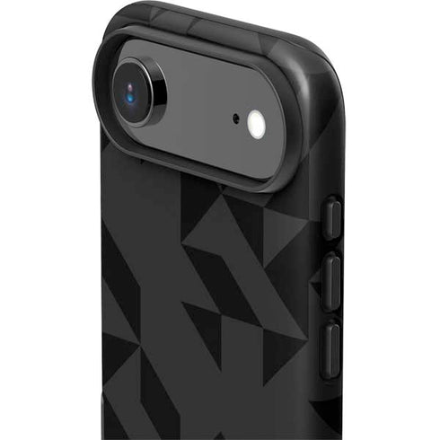 Black Geometric iPhone 17 Air Impact Case