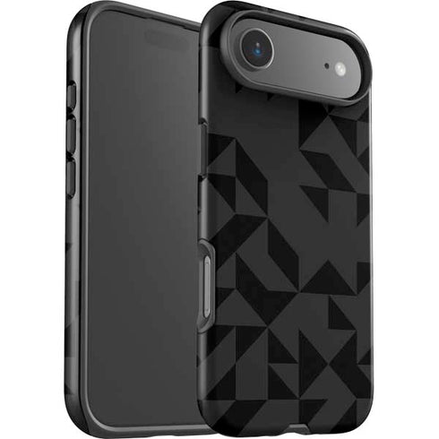 Black Geometric iPhone 17 Air Impact Case