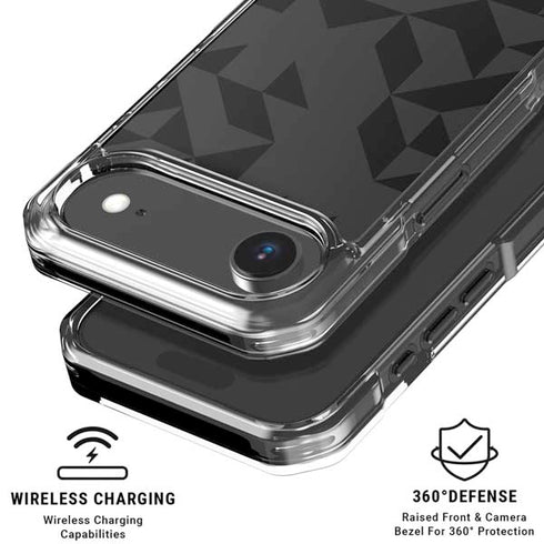 Black Geometric iPhone 17 Air MagSafe Case