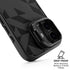 Black Geometric iPhone 17 Kickstand Case
